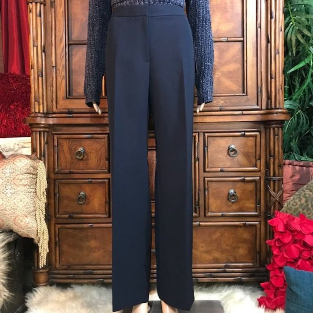 Kasper Menlo Park Navy Shimmer Pant